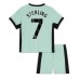 Chelsea Raheem Sterling #7 Barnkläder Tredje matchtröja till baby 2023-24 Kortärmad (+ Korta byxor) Billigt